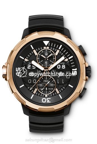 IWC Aquatimer Perpetual Calendar Digital Date-Month Titanium / Red Gold / Black IW3794-01 IWC Aquatimer Perpetual Calendar Digital Date-Month Titanium / Red Gold / Black IW3794-01