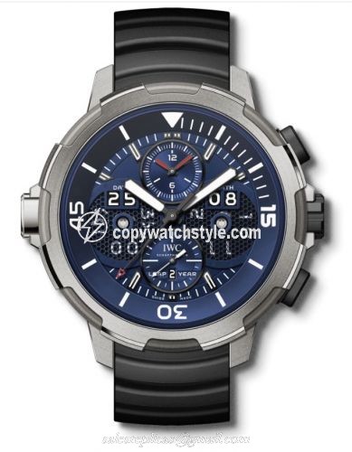 IWC Aquatimer Perpetual Calendar Digital Date-Month Titanium / Blue IW3794-04 IWC Aquatimer Perpetual Calendar Digital Date-Month Titanium / Blue IW3794-04
