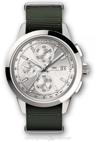 IWC Ingenieur Chronograph Custom Stainless Steel / Silver-Rhodium / NATO IW3808-AF IWC Ingenieur Chronograph Custom Stainless Steel / Silver-Rhodium / NATO IW3808-AF