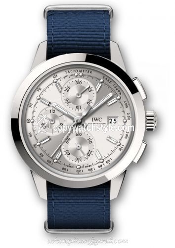 IWC Ingenieur Chronograph Custom Stainless Steel / Silver-Rhodium / NATO IW3808-AG IWC Ingenieur Chronograph Custom Stainless Steel / Silver-Rhodium / NATO IW3808-AG
