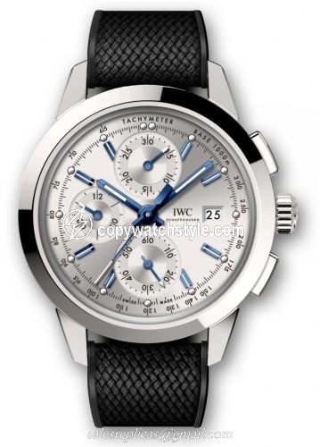 IWC Ingenieur Chronograph Custom Stainless Steel / Silver-Blue / Rubber IW3808-AR IWC Ingenieur Chronograph Custom Stainless Steel / Silver-Blue / Rubber IW3808-AR