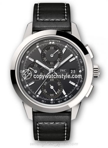IWC Ingenieur Chronograph Custom Stainless Steel / Black-Rhodium / Calf IW3808-AU IWC Ingenieur Chronograph Custom Stainless Steel / Black-Rhodium / Calf IW3808-AU
