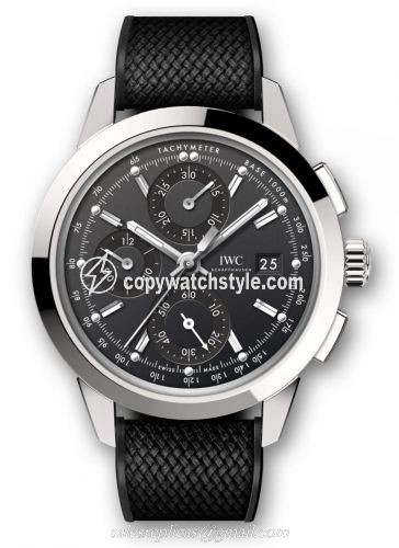 IWC Ingenieur Chronograph Custom Stainless Steel / Black-Rhodium / Rubber IW3808-AX IWC Ingenieur Chronograph Custom Stainless Steel / Black-Rhodium / Rubber IW3808-AX
