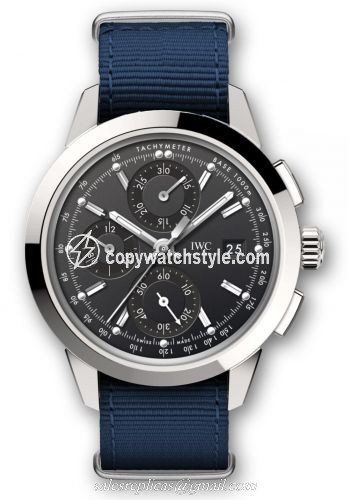 IWC Ingenieur Chronograph Custom Stainless Steel / Black-Rhodium / NATO IW3808-BA IWC Ingenieur Chronograph Custom Stainless Steel / Black-Rhodium / NATO IW3808-BA