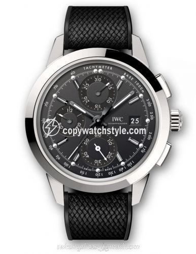 IWC Ingenieur Chronograph Custom Stainless Steel / Black-Black / Rubber IW3808-BE IWC Ingenieur Chronograph Custom Stainless Steel / Black-Black / Rubber IW3808-BE