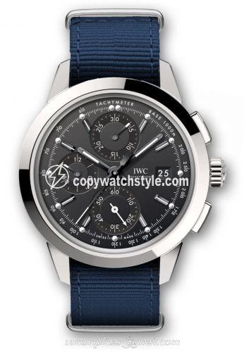 IWC Ingenieur Chronograph Custom Stainless Steel / Black-Black / NATO IW3808-BH IWC Ingenieur Chronograph Custom Stainless Steel / Black-Black / NATO IW3808-BH