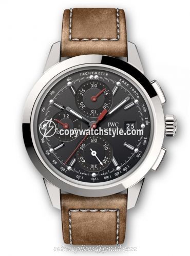 IWC Ingenieur Chronograph Custom Stainless Steel / Black-Red / Calf IW3808-BK IWC Ingenieur Chronograph Custom Stainless Steel / Black-Red / Calf IW3808-BK