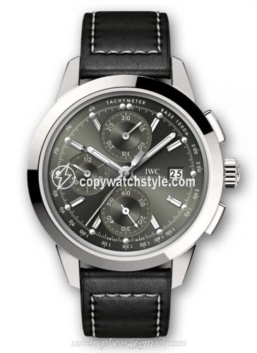 IWC Ingenieur Chronograph Custom Stainless Steel / Green-Rhodium / Calf IW3808-BN IWC Ingenieur Chronograph Custom Stainless Steel / Green-Rhodium / Calf IW3808-BN