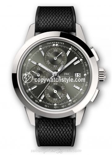 IWC Ingenieur Chronograph Custom Stainless Steel / Green-Rhodium / Rubber IW3808-BQ IWC Ingenieur Chronograph Custom Stainless Steel / Green-Rhodium / Rubber IW3808-BQ