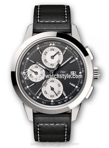 IWC Ingenieur Chronograph Custom Stainless Steel / Black-Silver-Black / Calf IW3808-BT IWC Ingenieur Chronograph Custom Stainless Steel / Black-Silver-Black / Calf IW3808-BT