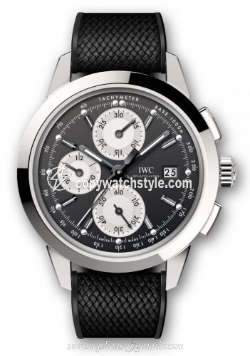IWC Ingenieur Chronograph Custom Stainless Steel / Black-Silver-Black / Rubber IW3808-BW IWC Ingenieur Chronograph Custom Stainless Steel / Black-Silver-Black / Rubber IW3808-BW