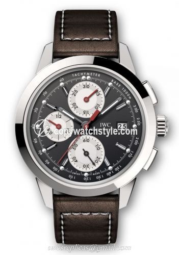 IWC Ingenieur Chronograph Custom Stainless Steel / Black-Silver-Red / Calf IW3808-BZ IWC Ingenieur Chronograph Custom Stainless Steel / Black-Silver-Red / Calf IW3808-BZ