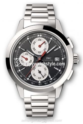 IWC Ingenieur Chronograph Custom Stainless Steel / Black-Silver-Red / Rubber IW3808-CC IWC Ingenieur Chronograph Custom Stainless Steel / Black-Silver-Red / Rubber IW3808-CC