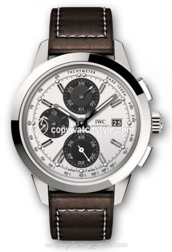 IWC Ingenieur Chronograph Custom Stainless Steel / Silver-Black-Black / Calf IW3808-CE IWC Ingenieur Chronograph Custom Stainless Steel / Silver-Black-Black / Calf IW3808-CE