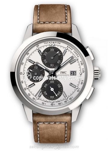 IWC Ingenieur Chronograph Custom Stainless Steel / Silver-Black-Black / Calf IW3808-CF IWC Ingenieur Chronograph Custom Stainless Steel / Silver-Black-Black / Calf IW3808-CF