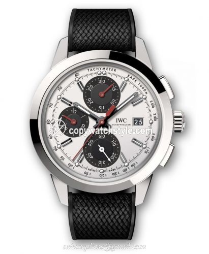 IWC Ingenieur Chronograph Custom Stainless Steel / Silver-Black-Red / Rubber IW3808-CN IWC Ingenieur Chronograph Custom Stainless Steel / Silver-Black-Red / Rubber IW3808-CN
