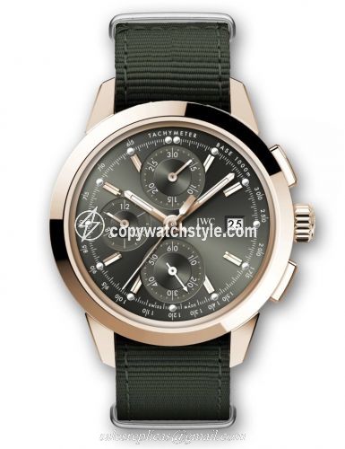 IWC Ingenieur Chronograph Custom Red Gold / Green-Gold / NATO IW3808-DB IWC Ingenieur Chronograph Custom Red Gold / Green-Gold / NATO IW3808-DB