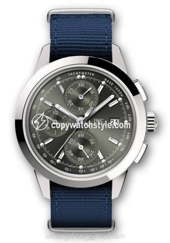 IWC Ingenieur Chronograph Custom Stainless Steel / Green-Rhodium / NATO IW3808-DF IWC Ingenieur Chronograph Custom Stainless Steel / Green-Rhodium / NATO IW3808-DF