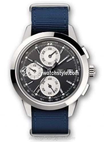 IWC Ingenieur Chronograph Custom Stainless Steel / Black-Silver-Black / NATO IW3808-DH IWC Ingenieur Chronograph Custom Stainless Steel / Black-Silver-Black / NATO IW3808-DH