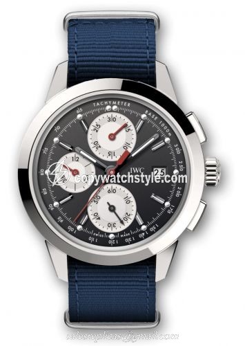IWC Ingenieur Chronograph Custom Stainless Steel / Black-Silver-Red / NATO IW3808-DJ IWC Ingenieur Chronograph Custom Stainless Steel / Black-Silver-Red / NATO IW3808-DJ