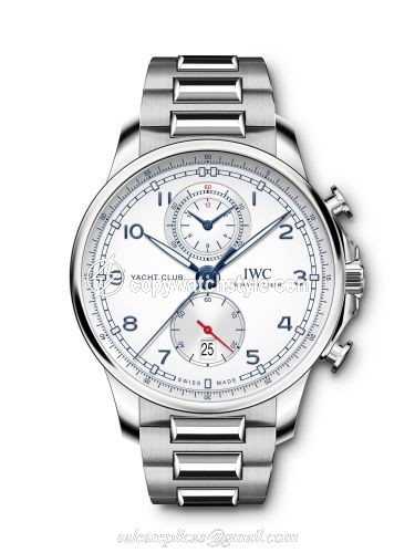 IWC Portugieser Yacht Club Chronograph Stainless Steel / Silver / Bracelet IW3907-02 IWC Portugieser Yacht Club Chronograph Stainless Steel / Silver / Bracelet IW3907-02
