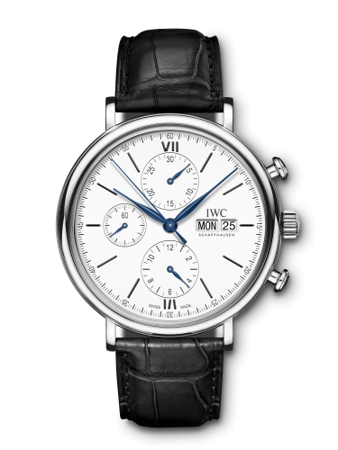 IWC Portofino Chronograph 150 Years Stainless Steel / White IW3910-24 IWC Portofino Chronograph 150 Years Stainless Steel / White IW3910-24
