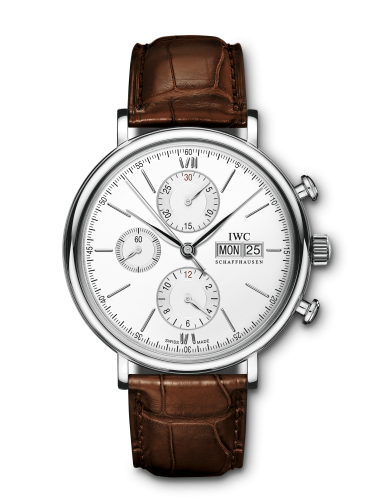 IWC Portofino Chronograph Stainless Steel / Silver IW3910-27 IWC Portofino Chronograph Stainless Steel / Silver IW3910-27