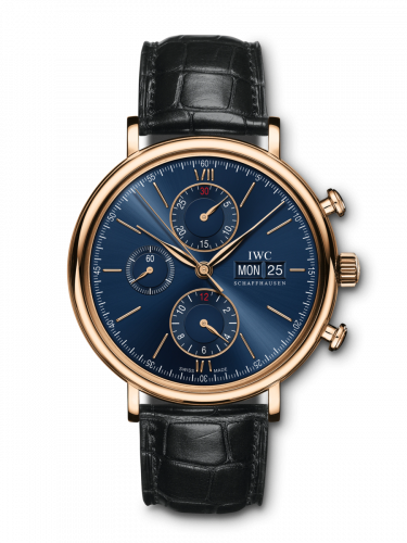 IWC Portofino Chronograph Red Gold / Blue IW3910-35 IWC Portofino Chronograph Red Gold / Blue IW3910-35