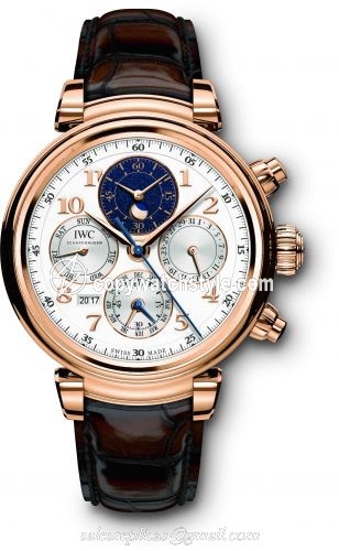 IWC Da Vinci Perpetual 3921 Red Gold / Silver IW3921-01 IWC Da Vinci Perpetual 3921 Red Gold / Silver IW3921-01