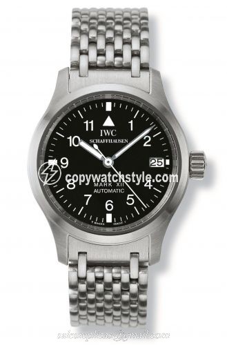 IWC Lady Pilot's Watch Mark XII Stainless Steel / Black / Bracelet IW4421-02 IWC Lady Pilot's Watch Mark XII Stainless Steel / Black / Bracelet IW4421-02