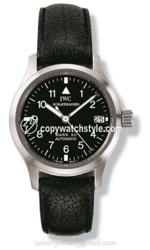 IWC Lady Pilot's Watch Mark XII Stainless Steel / Black / Strap IW442101 IWC Lady Pilot's Watch Mark XII Stainless Steel / Black / Strap IW442101