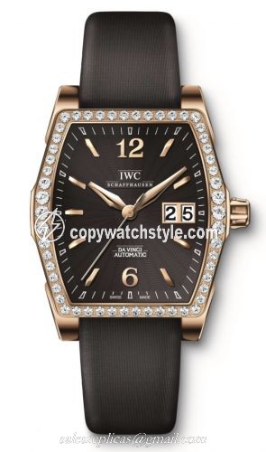 IWC Da Vinci Automatic Midsize Rose Gold / Diamond / Black IW4523-22 IWC Da Vinci Automatic Midsize Rose Gold / Diamond / Black IW4523-22