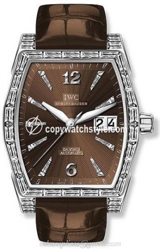 IWC Da Vinci Automatic Midsize White Gold / Baguette / Chocolate IW4523-32 IWC Da Vinci Automatic Midsize White Gold / Baguette / Chocolate IW4523-32