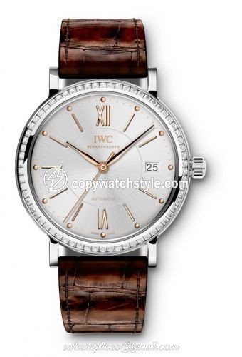 IWC Portofino Automatic 37 Stainless Steel / Diamond / Silver IW4581-03 IWC Portofino Automatic 37 Stainless Steel / Diamond / Silver IW4581-03