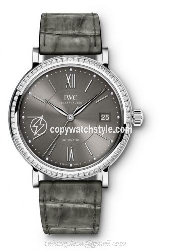 IWC Portofino Automatic 37 Stainless Steel / Diamond / Ardoise IW4581-04 IWC Portofino Automatic 37 Stainless Steel / Diamond / Ardoise IW4581-04
