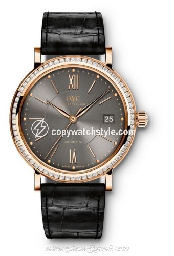 IWC Portofino Automatic 37 Red Gold / Diamond / Ardoise IW4581-08 IWC Portofino Automatic 37 Red Gold / Diamond / Ardoise IW4581-08