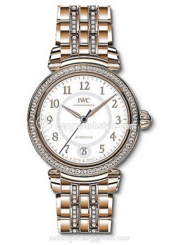 IWC Da Vinci 36 Automatic Red Gold / Diamond / Silver / Bracelet IW4583-15 IWC Da Vinci 36 Automatic Red Gold / Diamond / Silver / Bracelet IW4583-15