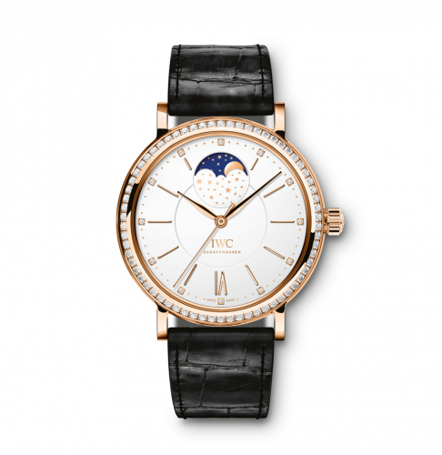IWC Portofino Automatic Moon Phase 37 Red Gold / Diamond / Silver IW4590-09 IWC Portofino Automatic Moon Phase 37 Red Gold / Diamond / Silver IW4590-09