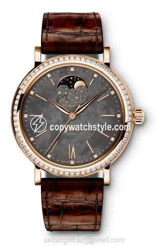IWC Portofino Automatic Moon Phase 37 Red Gold / Black MOP IW4590-03 IWC Portofino Automatic Moon Phase 37 Red Gold / Black MOP IW4590-03
