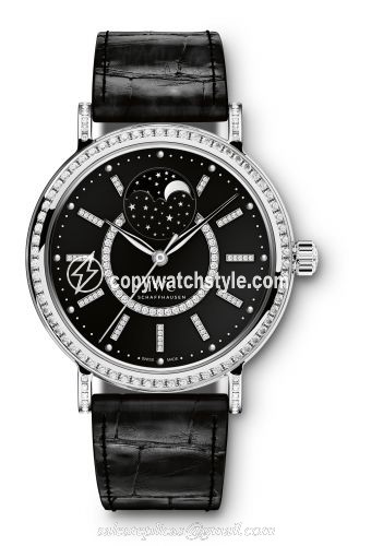 IWC Portofino Automatic Moon Phase 37 White Gold / Diamond / Black IW4590-04 IWC Portofino Automatic Moon Phase 37 White Gold / Diamond / Black IW4590-04