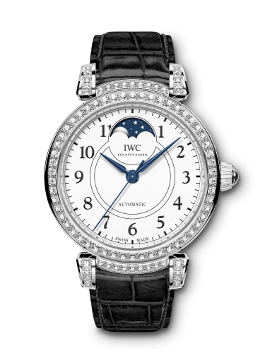 IWC Da Vinci 36 Moonphase "150 Years" White Gold / Diamond / White IW4593-09