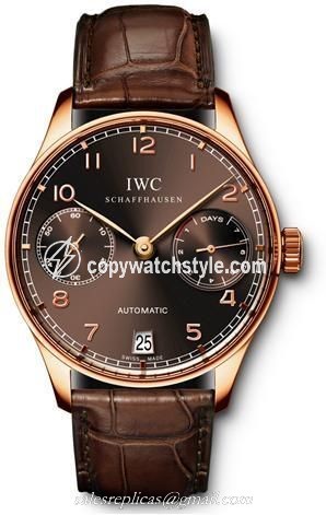 IWC Portuguese Automatic Red Gold / Gassan IW5001-15 IWC Portuguese Automatic Red Gold / Gassan IW5001-15