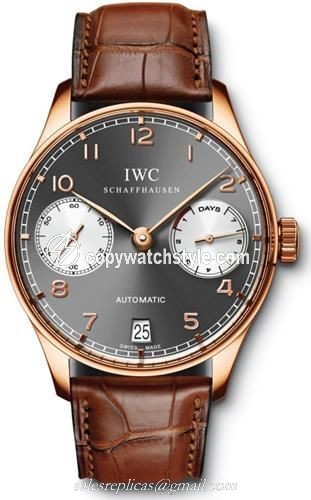 IWC Portuguese Automatic Red Gold / Tourneau IW5001-18 IWC Portuguese Automatic Red Gold / Tourneau IW5001-18