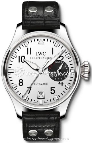 IWC Big Pilot Platinum / Silver / Tourneau IW5004-26 IWC Big Pilot Platinum / Silver / Tourneau IW5004-26