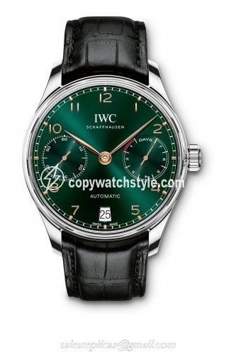 IWC Portugieser Automatic 5007 Stainless Steel / Green / Kuwait IW5007-08 IWC Portugieser Automatic 5007 Stainless Steel / Green / Kuwait IW5007-08