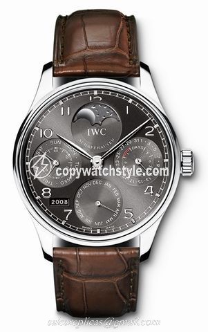 IWC Portuguese Perpetual Calendar 5022 White Gold / Ardoise IW5022-18