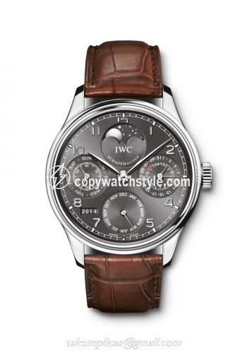 IWC Portugieser Perpetual Calendar 5023 White Gold / Ardoise IW5023-07 IWC Portugieser Perpetual Calendar 5023 White Gold / Ardoise IW5023-07