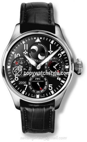 IWC Big Pilot Perpetual Calendar Platinum / Black / Sincere IW5026-05 IWC Big Pilot Perpetual Calendar Platinum / Black / Sincere IW5026-05