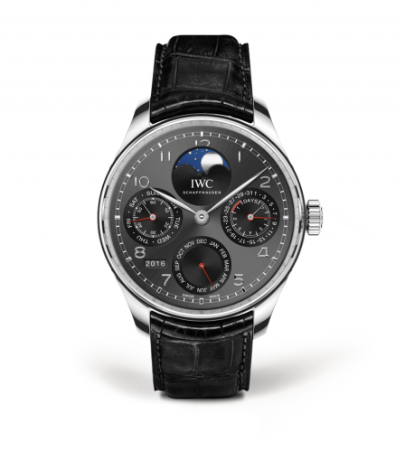 IWC Portugieser Perpetual Calendar Single Moon Platinum / Dubail IW5033-05