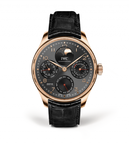 IWC Portugieser Perpetual Calendar Single Moon Red Gold / Dubail IW5033-08 IWC Portugieser Perpetual Calendar Single Moon Red Gold / Dubail IW5033-08
